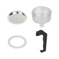 thumbnail image 2 of Espresso Coffee Moka Pot Replacement Parts Handle,Gasket Seal,Funnel,Filter, 2 of 6