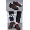 thumbnail image 4 of Handshe Men's Suede Casual Shoes – Soft Slip-On with Suede Design & Textured Finish for Everyday Wear,Plus Size, 4 of 6