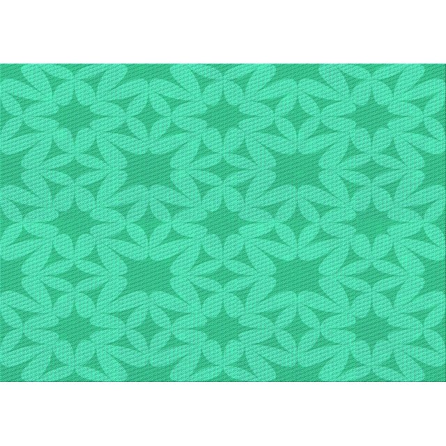 Ahgly Tapis Rectangulaire Lavable en Machine Intérieur Vert Printemps Transitionnel, 2 Pieds x 3 Pieds