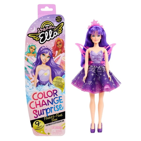 MGA's Dream Ella™ Color Change Surprise™ Fairies Celestial Series Doll - Aria™ Star Inspired Purple Fairy