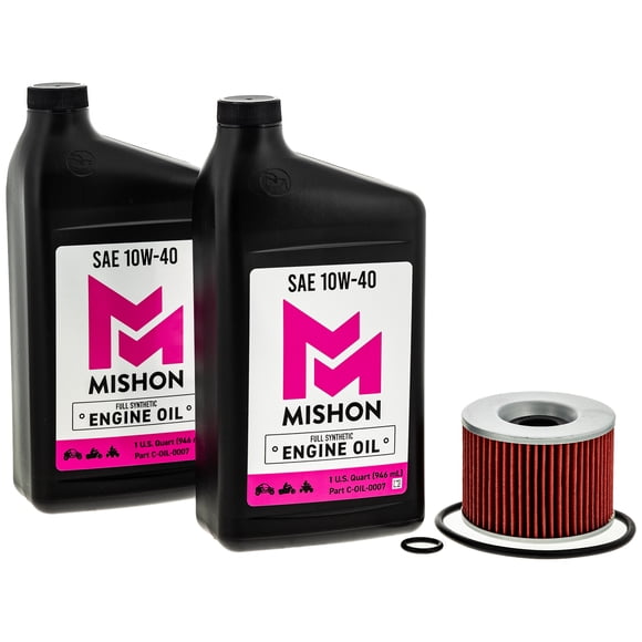 Mishon Kit de Changement d'Huile Moteur pour Kawasaki Ninja 250R EX250F EX250J MK1012797