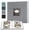 Grey, variant on Linen Photo Album with Writing Space for 4x6 Photos, Acid-Free PVC-Free Pages, Holds 200 or 300 Pictures, Customizable Cover