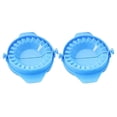 thumbnail image 1 of Plastic Dumpling Maker 2 Pack Manual Dumpling Mold for Pot Stickers Pastries Easy to Use Kitchen Gadget for Shaping Dumplings Small Kitchen Tool for Homemade Asian Dumplings 4.1*3 Inches, 1 of 5