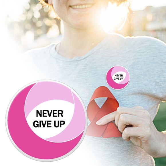 Broche Ruban Insigne de Sensibilisation au Cancer pour Femmes Soutient la Santé Bijoux Commémoratifs pour Événements et Causes de Prévention