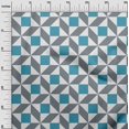 thumbnail image 2 of oneOone Viscose Chiffon Fabric Triangle|Parallelogram & Square Geometric Printed Craft Fabric BTY 42 Inch Wide, 2 of 4