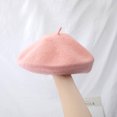thumbnail image 1 of LinYooLi Ishihara Rimi Hat Vintage British Wool Beret Thick Japanese Painter Hat Korean Version Versatile Pumpkin Hat Girl, 1 of 9