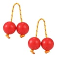 thumbnail image 1 of 2 Pairs of Aslatuas Rhythmic Ball Kashaka Shaker Instrument - Classical African Shaker Rattle - Hand Percussion for Kids, Adults, Weddings, Parties & Musical Class, 1 of 4
