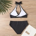 thumbnail image 4 of Bikini Sets for Women Plus Size Halter Swimsuits Two Piece Bathing Suit, 4 of 4