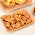 thumbnail image 2 of Food Trays Disposable 50Pc Fry Chicken Burger Disposable Paper Tray Food Grade Kraft Paper Dinner Tray Snack Paper Tray Biodegradables Barbecue Tray Paper Tray Paper Food Trays, 2 of 6