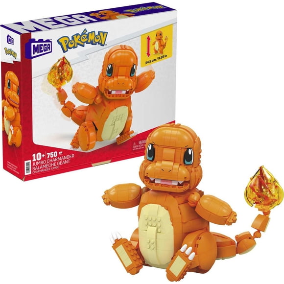 Coffret de construction MEGA Pokémon Salamèche Géant - 750 briques et pièces