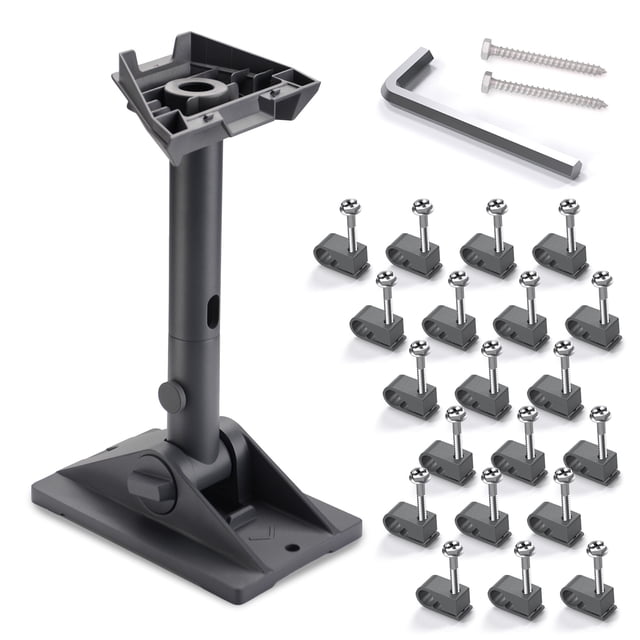 Yescom Starlink Mini Kit de Montage sur Toit avec Pivot, Robuste, Support d'Angle Ajustable, Adaptateur de Poteau