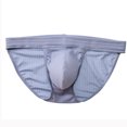 thumbnail image 1 of Birdeem Caleçons pour Hommes Hommes Mode Décontractée Uni Aguichant Respirant Taille Basse Slip, 1 of 1