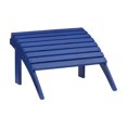 thumbnail image 1 of Blue Adirondack Outdoor Ottoman, 1 of 8