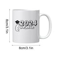 thumbnail image 3 of Dvkptbk Mug Ceramic Coffee Mug Commemorative College Graduates Kitchen Gadgets, 3 of 4