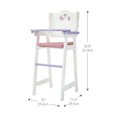 thumbnail image 3 of Teamson Kids Little Princess Kids Baby Doll High Chair Doll, White, 3 of 7