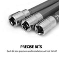 thumbnail image 2 of Extra Long Torx Star Bit Socket Set Premium Cr-V Steel 7-Piece Star Bits T25 T30, 2 of 8