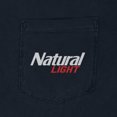 thumbnail image 4 of Natural Light T-Shirt à Manches Longues Bleu Marine Natty History Rowdy Gentleman - Petit, 4 of 5