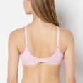 thumbnail image 3 of Scoop Neck Cotton Bralette With Picot Trim in Sweet Dream, 3 of 5