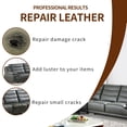 thumbnail image 3 of Riforla Trousse en Cuir et de Réparation - Agent de Réparation pour Meubles Canapé Sièges d'Auto Sofa Veste Gris, 3 of 7