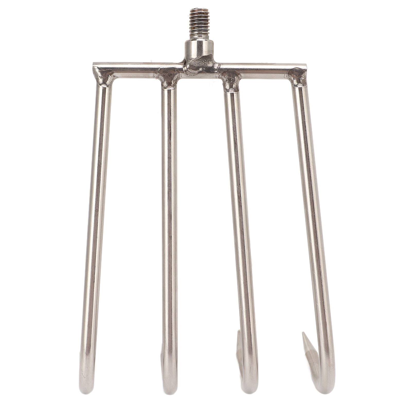 Hand Rake, Stainless Steel  4 Teeth  Strong Small Weed Hook  For Fishing S