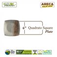thumbnail image 2 of Assiette Carrée Quadrato de 6” pour Dessert/assiette Feuille de Martin Bio/naturelle, Écoresponsable, Réutilisable, Compostable Biodégradable pour Cour Arrière, Fourniture Jetable /fête à Thème, Assiette de Mariage / Lot de 10, 50 Ou 100, 2 of 5