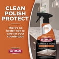 thumbnail image 3 of Weiman 3-In-1 Granite Clean, Polish & Protect Spray, Renews Shine, Resists Stains, 710ml, 3 of 7
