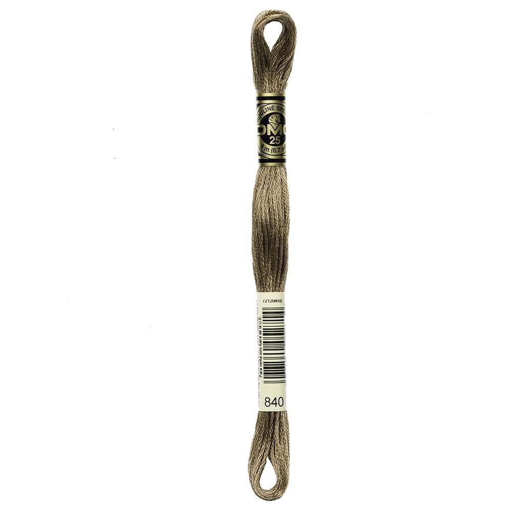 DMC 6 brins fil à broder en coton, 8 m (8.7 yd), brun
