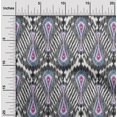 thumbnail image 1 of oneOone Georgette Viscose Fabric Big Motif Ikat Print Sewing Fabric BTY 42 Inch Wide, 1 of 4