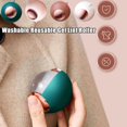 thumbnail image 3 of White Portable Tearable Roll Ball Paper Sticky Roller Dust Wiper Lint Roller M7 K9J4, 3 of 9