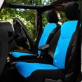 thumbnail image 1 of FH Group Neoprene Waterproof Custom Fit Seat Covers for 2007-2018 Jeep Wrangler JK 4DR Front Set, 1 of 4