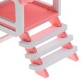 thumbnail image 3 of TISHITA Hamster Mice Mouse Cage 2-Tier Loft Hut Small Animal Play House Pink, 3 of 8