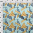 thumbnail image 2 of oneOone Viscose Jersey Fabric Rectangle & Triangle Geometric Print Fabric BTY 60 Inch Wide, 2 of 5