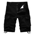 thumbnail image 1 of Leutsin Men's Plus Size Cargo Shorts Multi-Pockets Relaxed Summer Beach Shorts Pants, 1 of 6