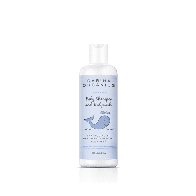 Carina Organics Unscented Baby Shampoo & Body Wash 250ml