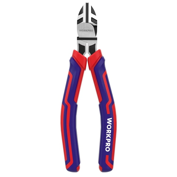 WORKPRO 6Wire Cutters Heavy Duty CRV Steel Diagonal Pliers for Cutting Wires Craft Comfort Grip Handle