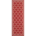 thumbnail image 1 of Safavieh Courtyard Red Indoor Outdoor Rug - Runner 2'3" x 10', 1 of 5