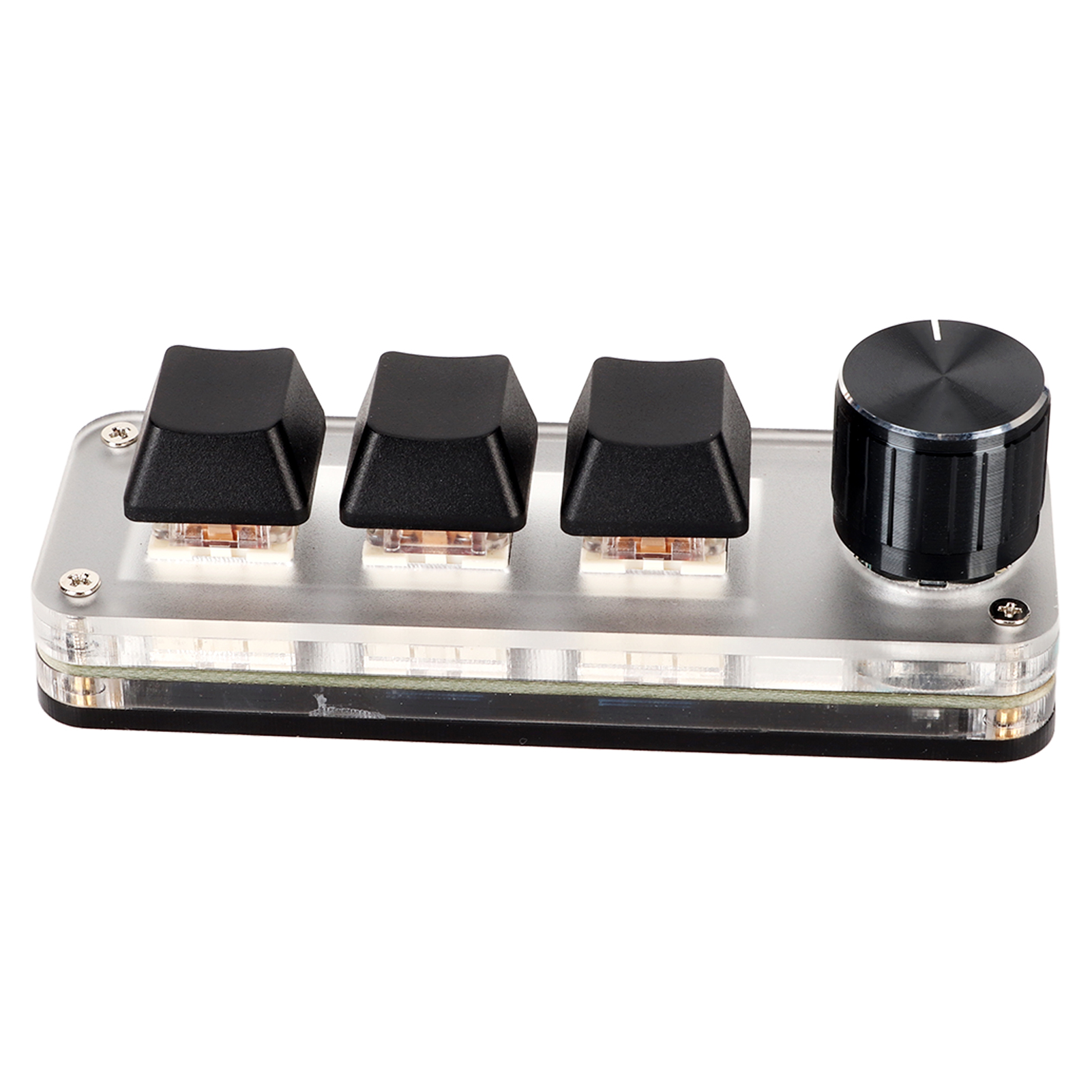 Macro Keyboardwith Knob,Red Switch Macro Keyboard Red Switch Mechanical Keyboard Macro Keyboard Built for Professionals