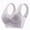 Purple, variant on Strapless Bra for Women with French Lace Seamless Backless Design, Gathered Fixed Cup, No Steel Ring, Soft Nylon-Spandex Blend, Hand Wash Only
