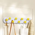 thumbnail image 1 of EGNMCR Strong Adhesive Hanging Hook Nine Hooks Suitable For Rental Houses And Kitchens No Installation Required Efficient Adhesion Plastic Paste hook, 1 of 6