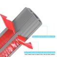 thumbnail image 4 of Uxcell 10ft Floor Cord Cover Cable Protector 0.4" W x 0.24" H Cable Management Grey, 4 of 6