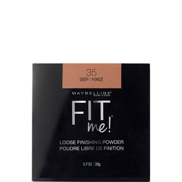 Maybelline New York Fit me Loose Finishing Face Powder, Mineral-based formula, Help control Shine and Smooth Skin, Perfect Finishing Touch to your Makeup Base, Deep, 35, 20 g