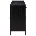 thumbnail image 3 of vidaXL Sideboard Black 110x35x70 cm Solid Pinewood, 3 of 5