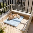 thumbnail image 4 of pstuiky Summer Cooling Pet Bed Ice Pad for Hamster Rabbit Small Animal Cage Portable Cooling Mat for Hot Weather |, 4 of 6