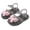 Black, variant on Girls Jelly Sandals, Kids Crystal Princess Shoes with Bowknot, Childrens Transparent Summer Beach Slippers, Soft Non-Slip Sole for Toddler Little Girl Daily Wear Pool Party