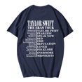 thumbnail image 4 of TayIor Sw1ft Chemises, Tylor Sw1ft Merch, Tylor Sw1ft, Chemises Blouse à Manches Courtes à Col Rond Imprimées Décontractées de Mode pour Femmes, T-Shirts Graphiques pour Amatrices de Musique pour Femmes TKFASHION Bleu Marine TTG, 4 of 4