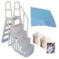 thumbnail image 1 of Main Access 200100T Échelle de Piscine hors Sol avec Coussin + 2 Poids + LED Lite, 1 of 12