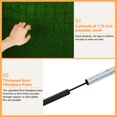 thumbnail image 4 of 4x3' Soccer Goals Portable Soccer Net Foldable Goal for Training, Black Set of 2, 4 of 7