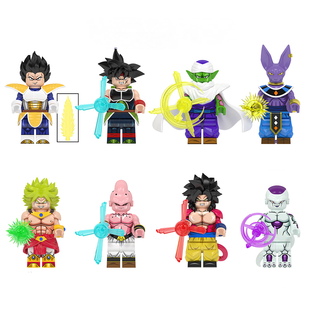 8 Pieces Dragon Ball Puzzle Building Block Toy, 4.5cm, Compatible With Other Building Blocks, Boy Gift-Vinsniv