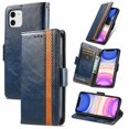 thumbnail image 1 of Case for iPhone 11 Cover Leather Wallet Folio Case Book Design Flip Magnetic Closure - Blue, 1 of 5