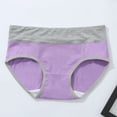 thumbnail image 3 of RKSTN 4Pc Womens Boxer Briefs High Waist Full Coverage Briefs Soft Breathable Postpartum Panties Patchwork Color Stretch Underpants, 3 of 9